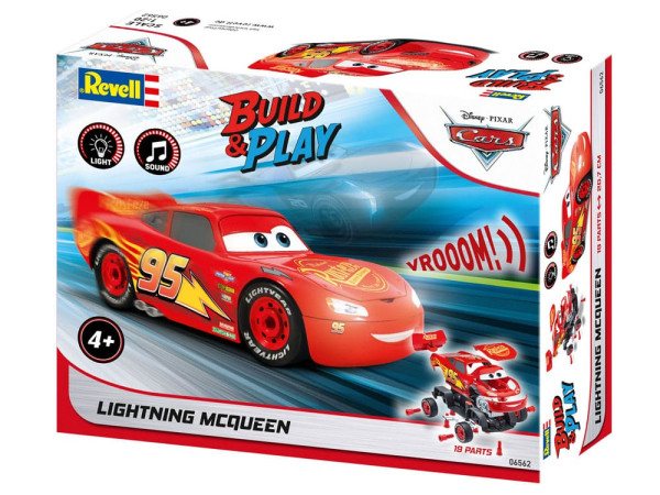 Cars Model Kit 1/20 Lightning McQueen 20 cm 11