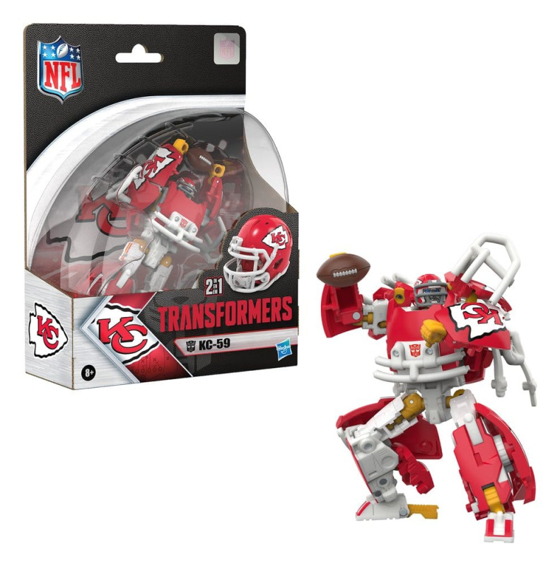 Transformers x NFL Action Figure Kansas City Chiefs: KC-59 14 cm 9