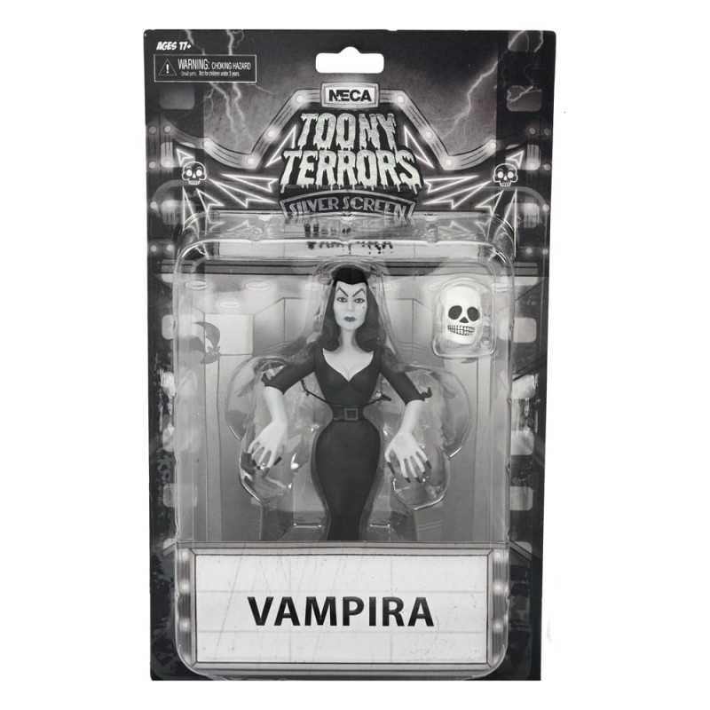 Vampira Toony Terrors Action Figure Vampira Silver Screen Edition 15 cm 1