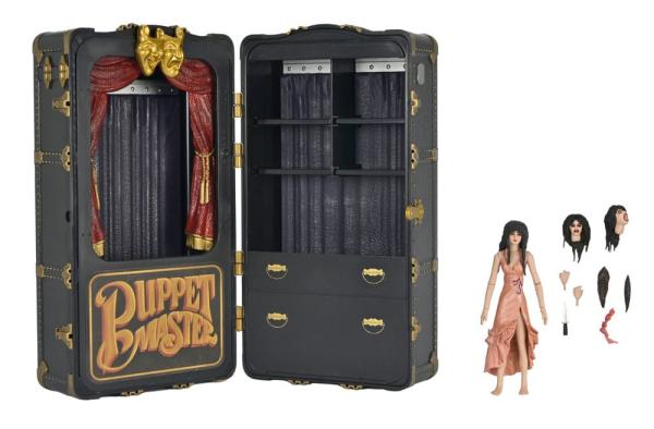 Puppet Master Action Figure 2 Pack Toulon's Puppet Case & Leech Woman 11 cm