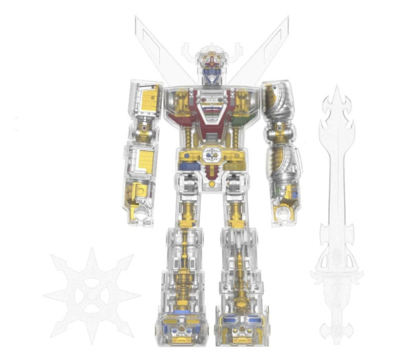 Voltron Super Cyborg Action Figure Voltron (Clear) 35 cm