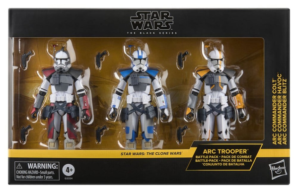 Star Wars: The Clone Wars Black Series Action Figure 3-Pack ARC Trooper Havoc, Colt & Blitz 15 cm 1