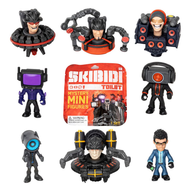 Skibidi Toilet Minifigures 6 cm Series 2 Display (24) 4