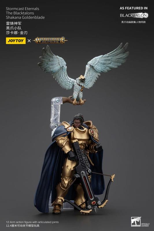 Warhammer Age of Sigmar Actionfigur Stormcast Eternals The Blacktalons Shakana Goldenblade 20 cm 9