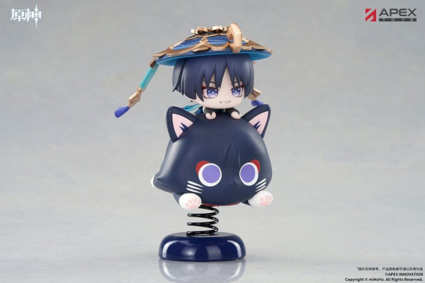 Genshin Impact Chibi Chara Yurayura Stand PVC Figure Wanderer 11 cm 8