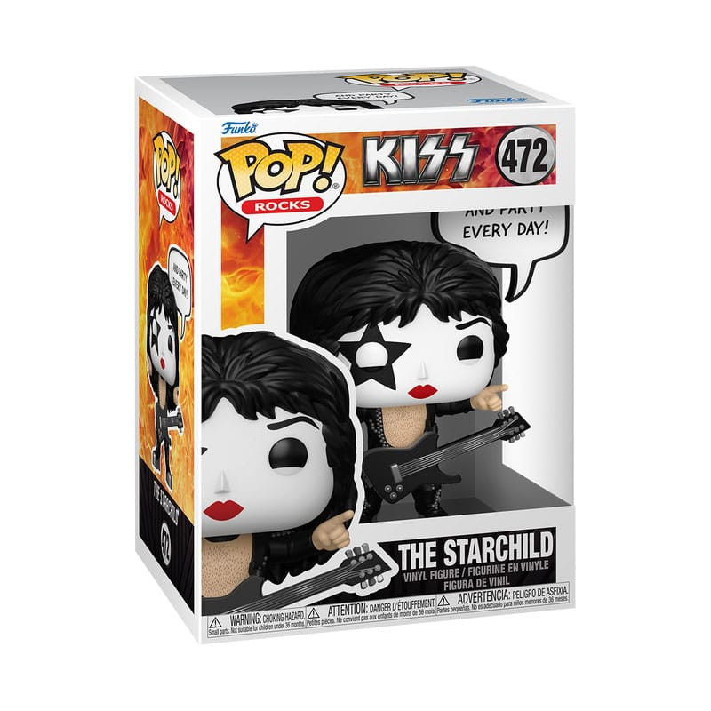 KISS POP! Sayings Vinyl Figure The Starchild(R&R All Night) 9 cm 1