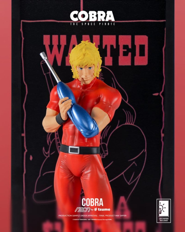 Cobra Neon Figure 1/9 Cobra The Space Pirate 20 cm 1
