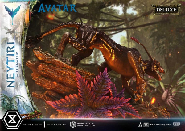 Avatar (Film) Real Elite Masterline Series Statue 1/4 Neytiri & Thanator Deluxe Version 75 cm 13