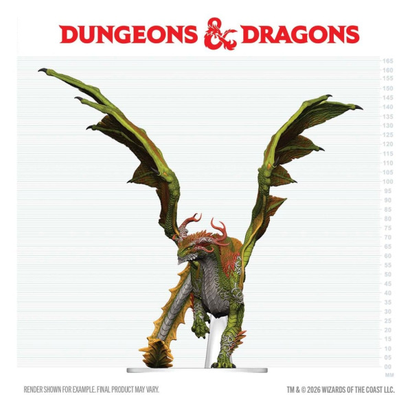 Dungeons & Dragons Icons of the Realms prepainted Miniatures Adult Spirit Dragon 24 cm 2