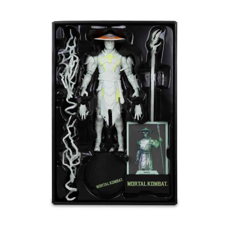 Mortal Kombat Action Figure Glow in the Dark Edition Raiden (Gold Label) 18 cm 6