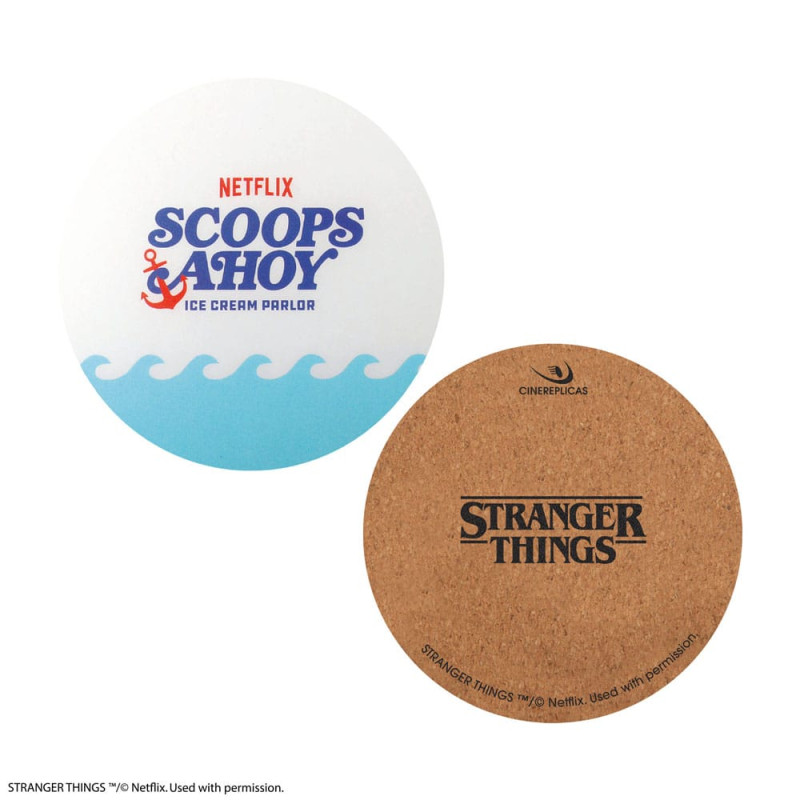 Stranger Things Scoops Ahoy Coaster 4-Pack 5