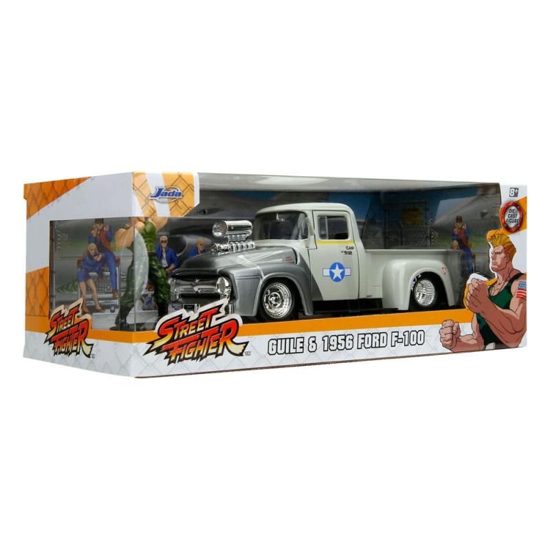Street Fighter Diecast Model 1/24 1956 Ford Pickup Guile
