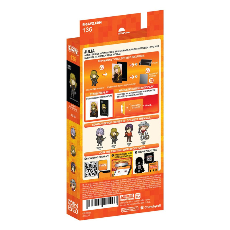 Cowboy Bebop FiGGYZ Magnet Collectible Julia 11 cm 3