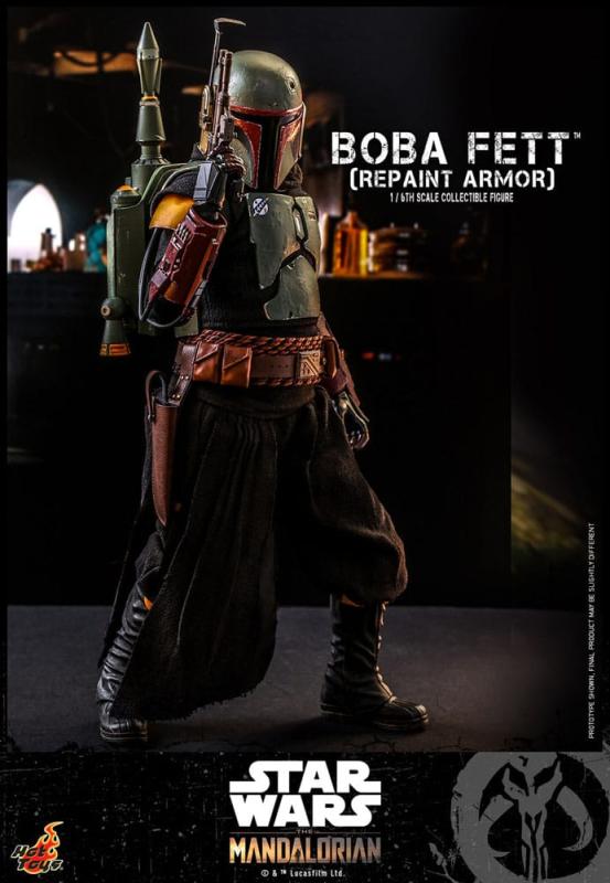 Star Wars: The Mandalorian Action Figure 1/6 Boba Fett Repaint Armor Special Edition 30 cm 2