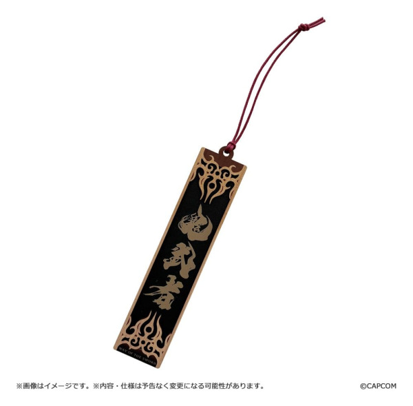 Onimusha: Way of the Sword Keychain Wooden tag