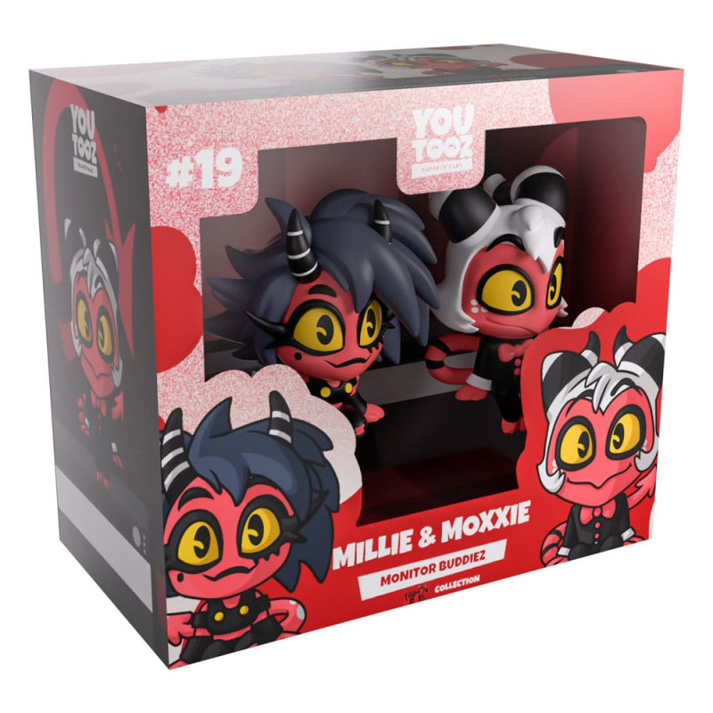 Helluva Boss Vinyl Figures Millie & Moxxie Monitor Buddiez 3