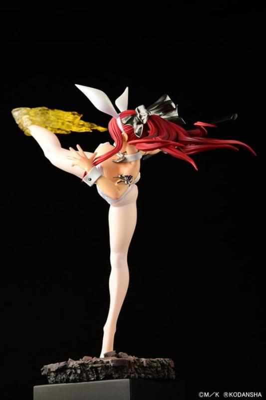 Fairy Tail Statue 1/6 Erza Scarlet High Kick White Bunny Ver. 37 cm