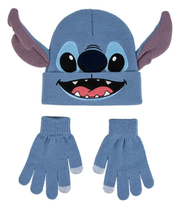 Lilo & Stitch Beanie & Gloves 2-Set Stitch