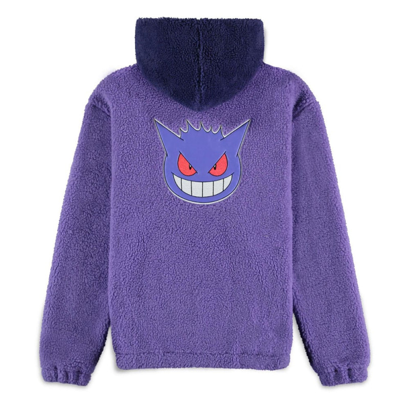 Pokémon Sherpa Hooded Sweater Gengar Size M