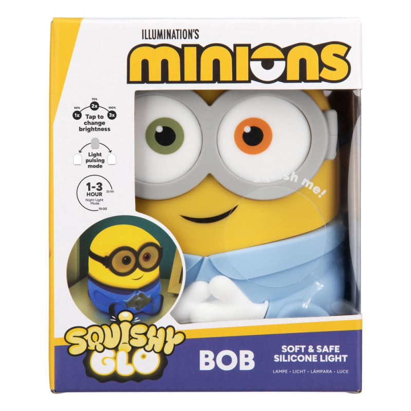 Minions Squishy Glo Silicon Light Bob 15 cm 1