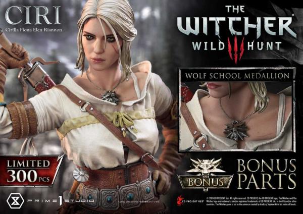 The Witcher 3: Wild Hunt Museum Masterline Statue 1/3 Wild Hunt Ciri Fiona Elen Riannon Bonus Versio