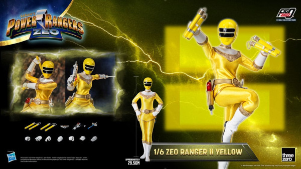 Power Rangers Zeo FigZero Action Figure 1/6 Ranger II Yellow 30 cm 10