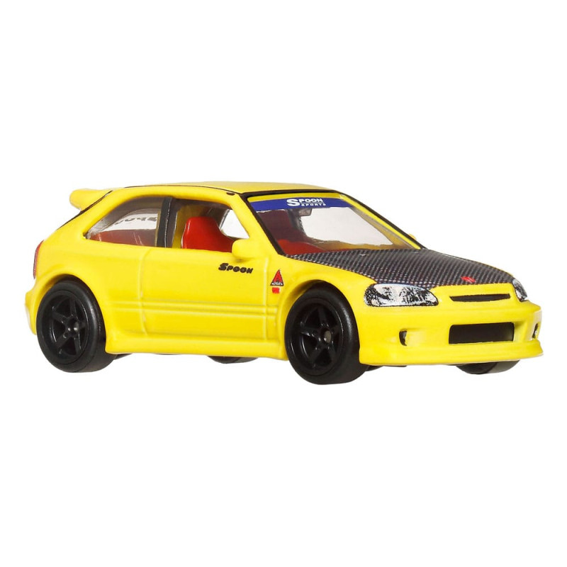 Hot Wheels Premium Car Culture Diecast Vehicle 2-Pack 1/64 '99 Honda Civic Type R (EK9) & Honda Civi 7
