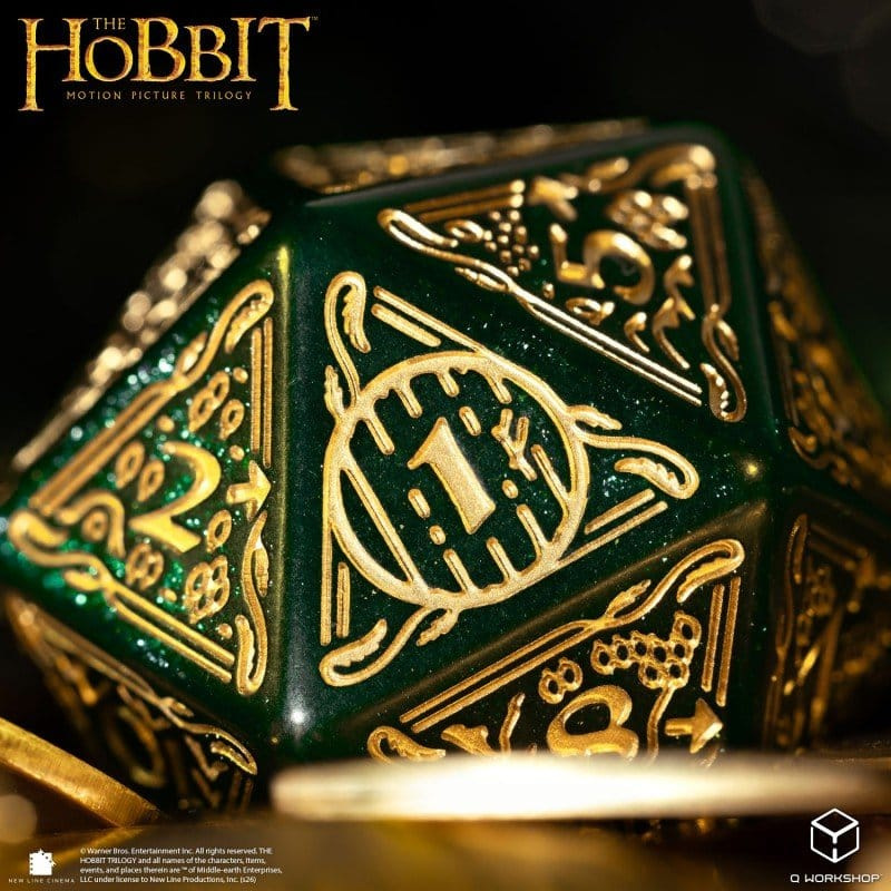 The Hobbit Spindown Jumbo Die Verdant TCG D20 2