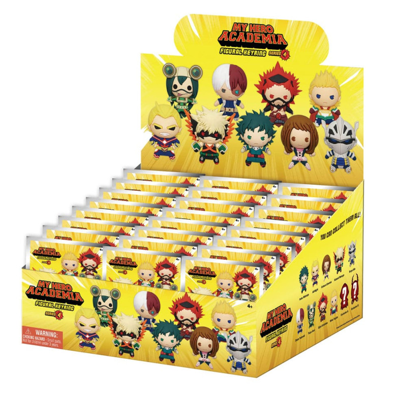 My Hero Academia 3D PVC Bag Clips Series 4 Display (24) 1