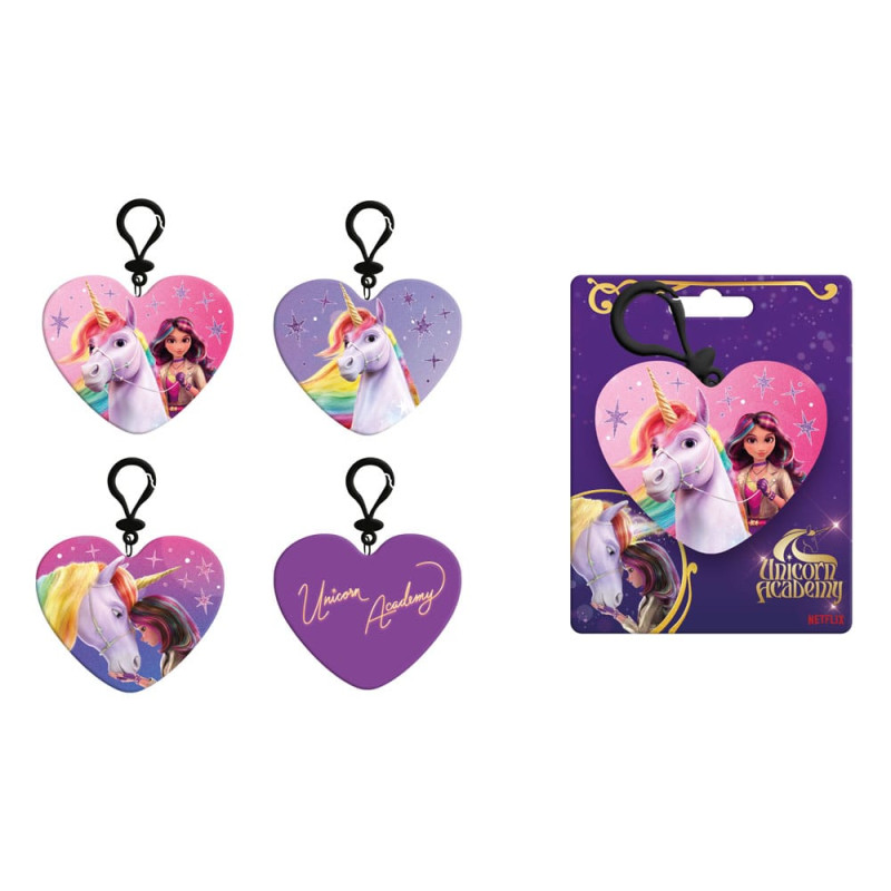 Unicorn Academy Plush Keychains Pouch Mini Cushion Assortment (12) 1