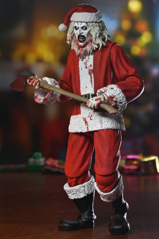 Terrifier 3 Action Figure Ultimate Santa Suit Art the Clown (Bloody Version) 18 cm 7