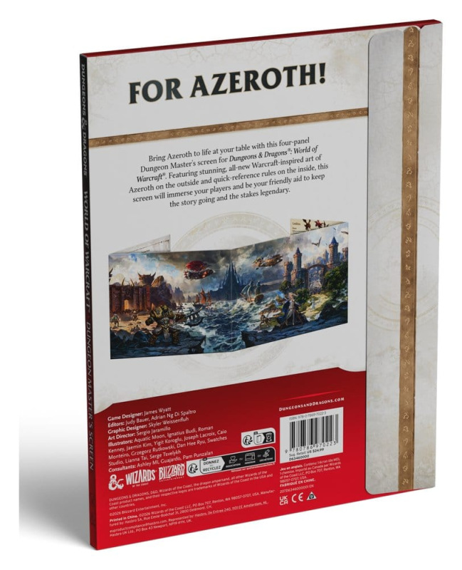 Dungeons & Dragons RPG World of Warcraft Dungeon Master's Screen *English Version* 12