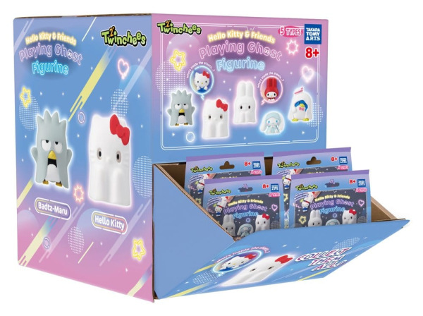 Sanrio Twinchees Mini Figures Hello Kitty & Friends Playing Ghost 5 cm Blind Pack Display (24) 7