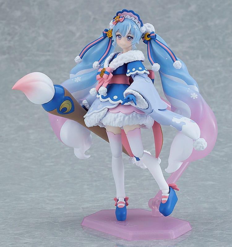 Character Vocal Series 01: Hatsune Miku Figma Action Figure Snow Miku: Serene Winter Ver. 13 cm