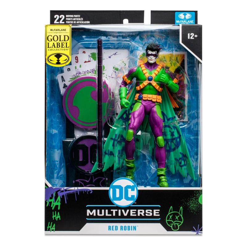 DC Multiverse Action Figure Jokerized Red Robin (New 52) (Gold Label) 18 cm