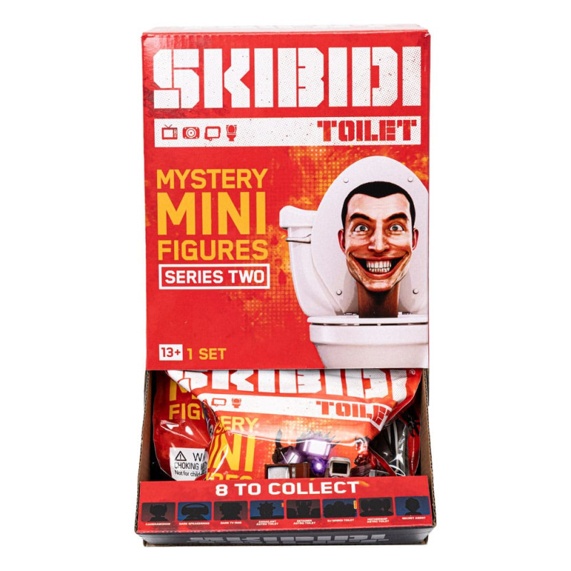 Skibidi Toilet Minifigures 6 cm Series 2 Display (24) 2