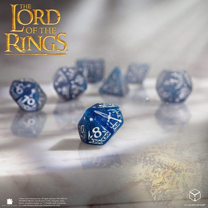 The Lord of the Rings Dice Set of 7 Gondor 2