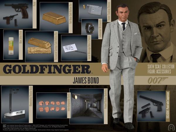 James Bond Goldfinger James Bond 1:6 Scale Action Figure - Big Chief Studio