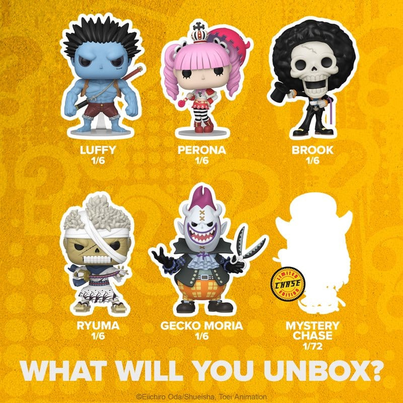 One Piece POP! Mystery Vinyl Figures 9 cm Blind Box Assortment (6) 6