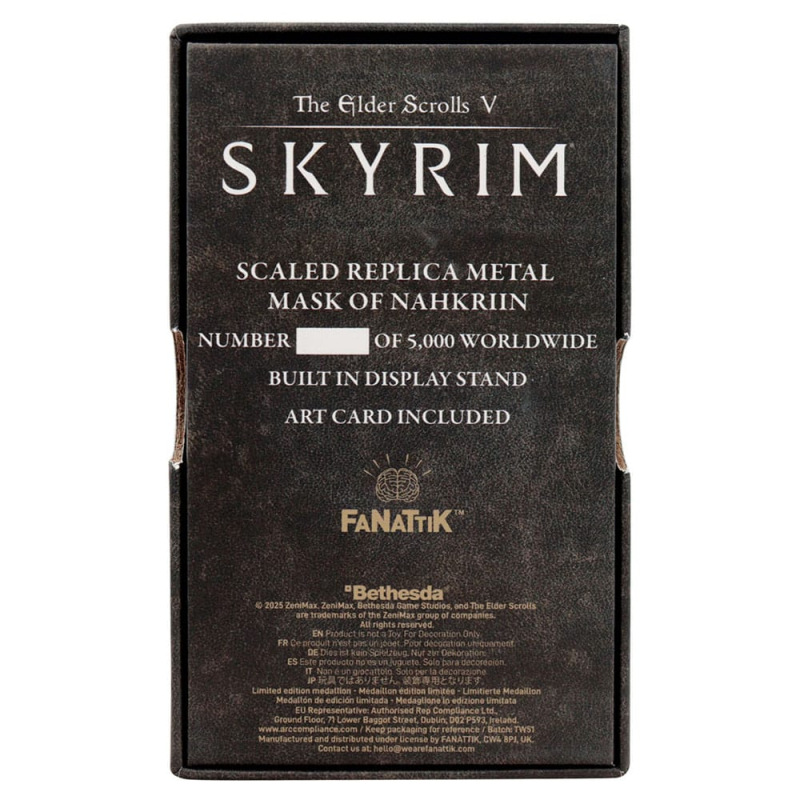 The Elder Scrolls V Replica Skyrim Nahkriin Dragon Priest Mask Limited Edition 3