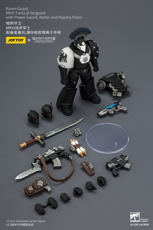 Warhammer 40,000 Action Figure Raven Guard MkVI Tactical Sergeant 12 cm 9