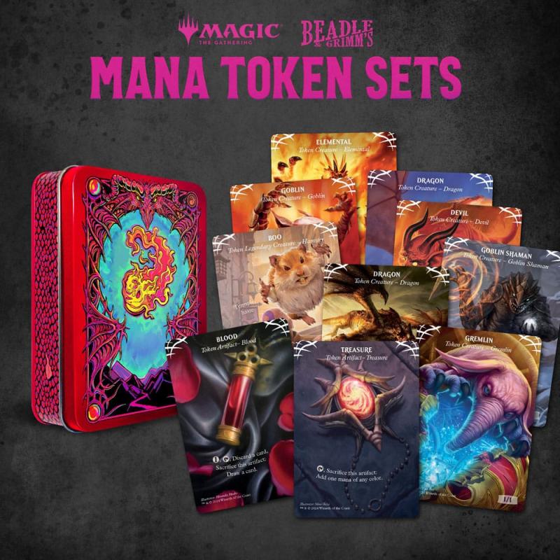 Magic the Gathering Dice and Token Pack Red Mana