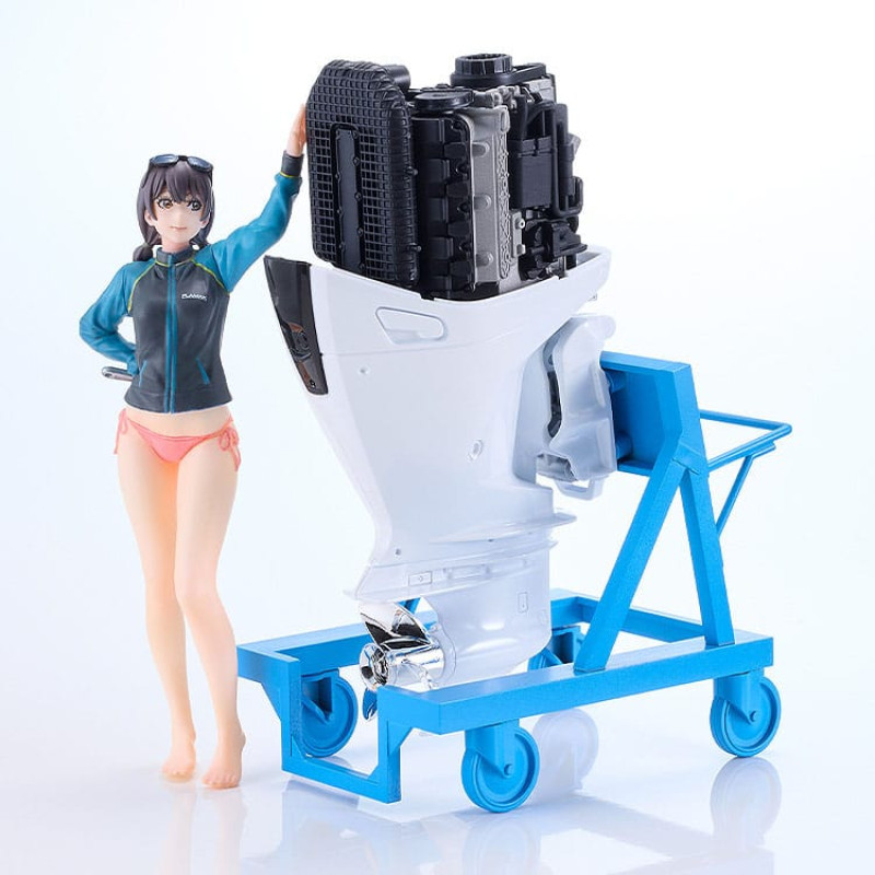 Original Character PLAMAX Plastic Model Kit MF-97 minimum factory Minori with Honda BF350 Grand Prix 1