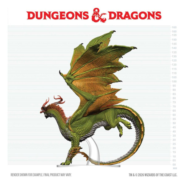 Dungeons & Dragons Icons of the Realms prepainted Miniatures Adult Spirit Dragon 24 cm 4