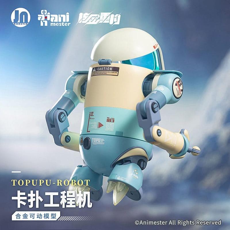 Original Character Plastic Model Kit Alloy Articulated Assemblable Model Topupu Robot 12 cm