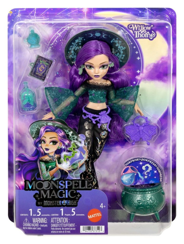 Monster High Moonspell Magic Doll Willow Thorne 6