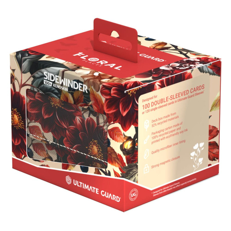 Ultimate Guard Sidewinder 100+ Xenoskin "Floral Places" - Autumn Heath 9