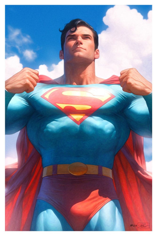 DC Comics Art Print Justice League Trinity: Superman 61 x 41 cm - unframed