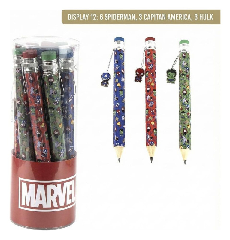 Marvel Large Pencils Display (12)