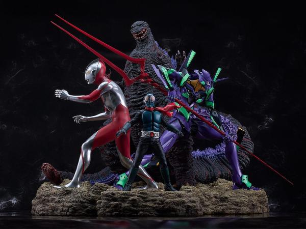 Shin Japan Heroes Universe Statues 4-Pack